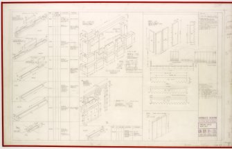 Measured drawings for precast units for Canongate Housing .  
Title:  Precast Units Sheet 2