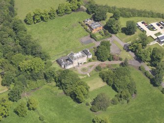Oblique aerial view of Alderston House, taken from the S.