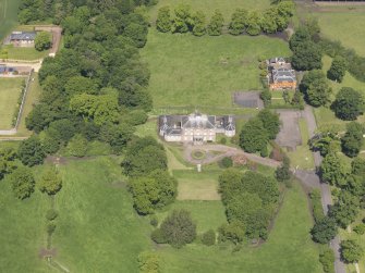 Oblique aerial view of Alderston House, taken from the SSE.