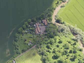Oblique aerial view of Sandy's Mill, taken from the W.