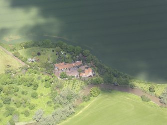 Oblique aerial view of Sandy's Mill, taken from the SSE.
