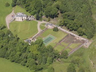 Oblique aerial view of Hopes House, taken from the SSE.