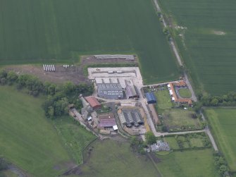 Oblique aerial view of Bielgrange farmstead, taken from the E.