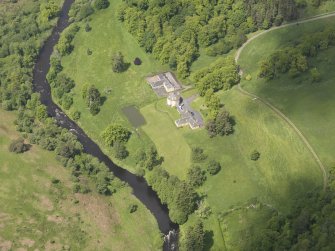 Oblique aerial view of The Retreat Estate, taken from the SSE.