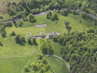 Oblique aerial view of The Retreat Estate, taken from the NNE.