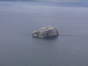 Oblique aerial view of the Bass Rock, taken from the SSE.