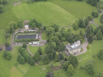 Oblique aerial view of Glemayne House, taken from the SSE.