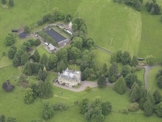 Oblique aerial view of Glemayne House, taken from the ESE.
