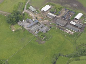 Oblique aerial view of Colmslie Tower, taken from the SE.