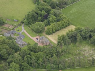 Oblique aerial view of Wedderlie House, taken from the NW.
