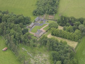 Oblique aerial view of Wedderlie House, taken from the W.