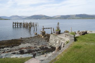 View of Former Steamer Pier, Port Bannatyne, Bute, from SW