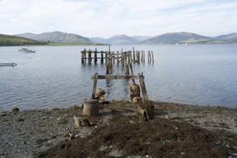 View of Former Steamer Pier, Port Bannatyne, Bute, from S