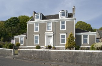 General view of 2, 3 and 4 Shore Road, Port Bannatyne, Bute, from N