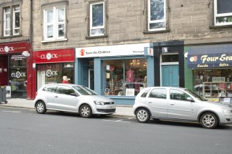 General view of shop unit on Morningside Road, taken from north east