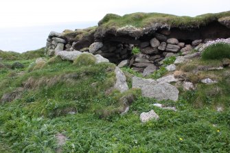 General view of collapsing entrance to Group C, taken from the N.