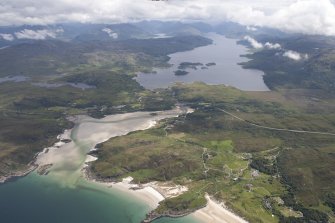 General oblique view of Morar, looking to the E.