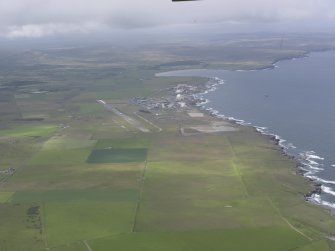General oblique view of Dounreay Nuclear Development Establishment, looking W.