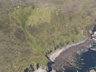 Oblique aerial view of Camascoille, looking WSW.