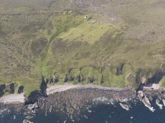 Oblique aerial view of Camascoille, looking SSW.