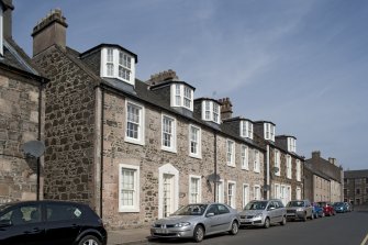 General view of 16-32 Columshill Street, Rothesay, Bute, from SW