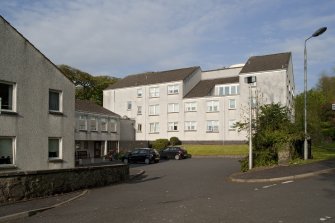 General view of 1-32 Foley Court, High Street, Rothesay, Bute, from E