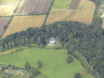 Oblique aerial view of Gourdie Country House, taken from the SE.