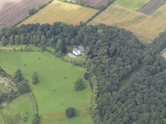 Oblique aerial view of Gourdie Country House, taken from the ESE.