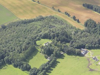 Oblique aerial view of Ardblair Castle, taken from the N.