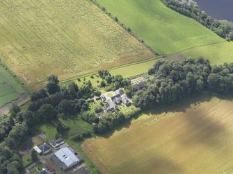 Oblique aerial view of Marlee House, taken from the NNW.