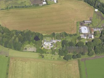 Oblique aerial view of Marlee House, taken from the SSE.