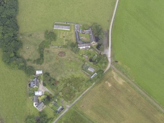 Oblique aerial view of St Mary's Church, taken from the S.