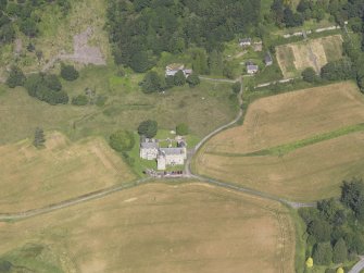 Oblique aerial view of Castle Menzies, taken from the S.