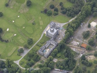Oblique aerial view of Taymouth Castle, taken from the NE.