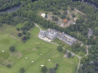 Oblique aerial view of Taymouth Castle, taken from the SE.