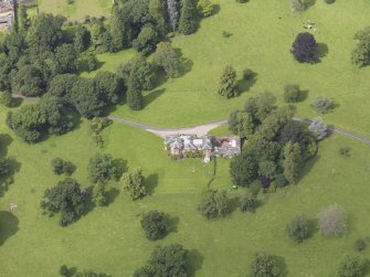 Oblique aerial view of Keithick House, taken from the SE.