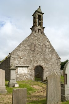West gable and belfry, view from north west