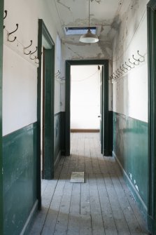 Interior. General view of upper floor corridor.