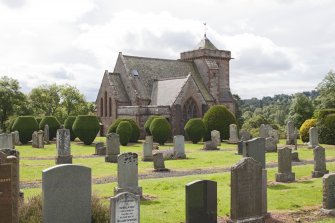General view of church and graveyard from North.