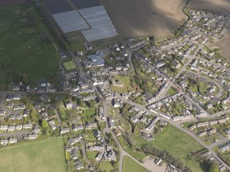 Oblique aerial view of Dunning, looking NNE.