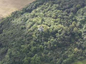 Oblique aerial view of Fatlips Castle, taken from the N.