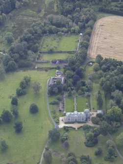 Oblique aerial view of Edgerston House, taken from the N.