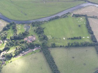 Oblique aerial view of Netherton House, taken from the N.