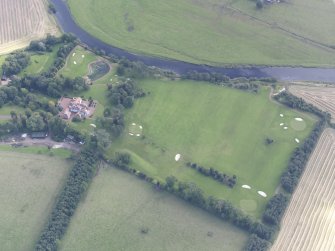 Oblique aerial view of Netherton House, taken from the NW.