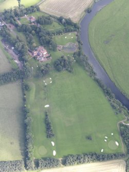 Oblique aerial view of Netherton House, taken from the WSW.