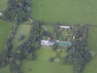 Oblique aerial view of Symington House, taken from the SE.