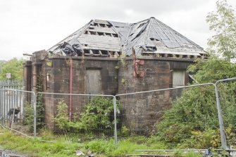 View of east entrance pavillion from South West.