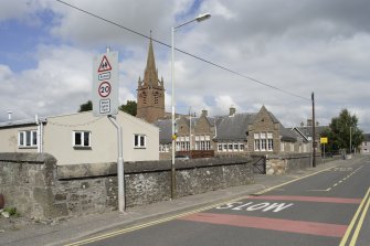 General view of school buildings from South East.