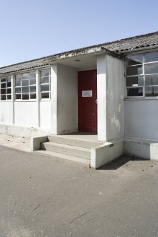 Detail of entrance doorway to HORSA huts.