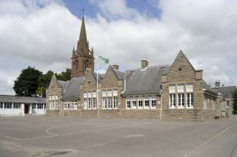 General view of school buildings from South East.